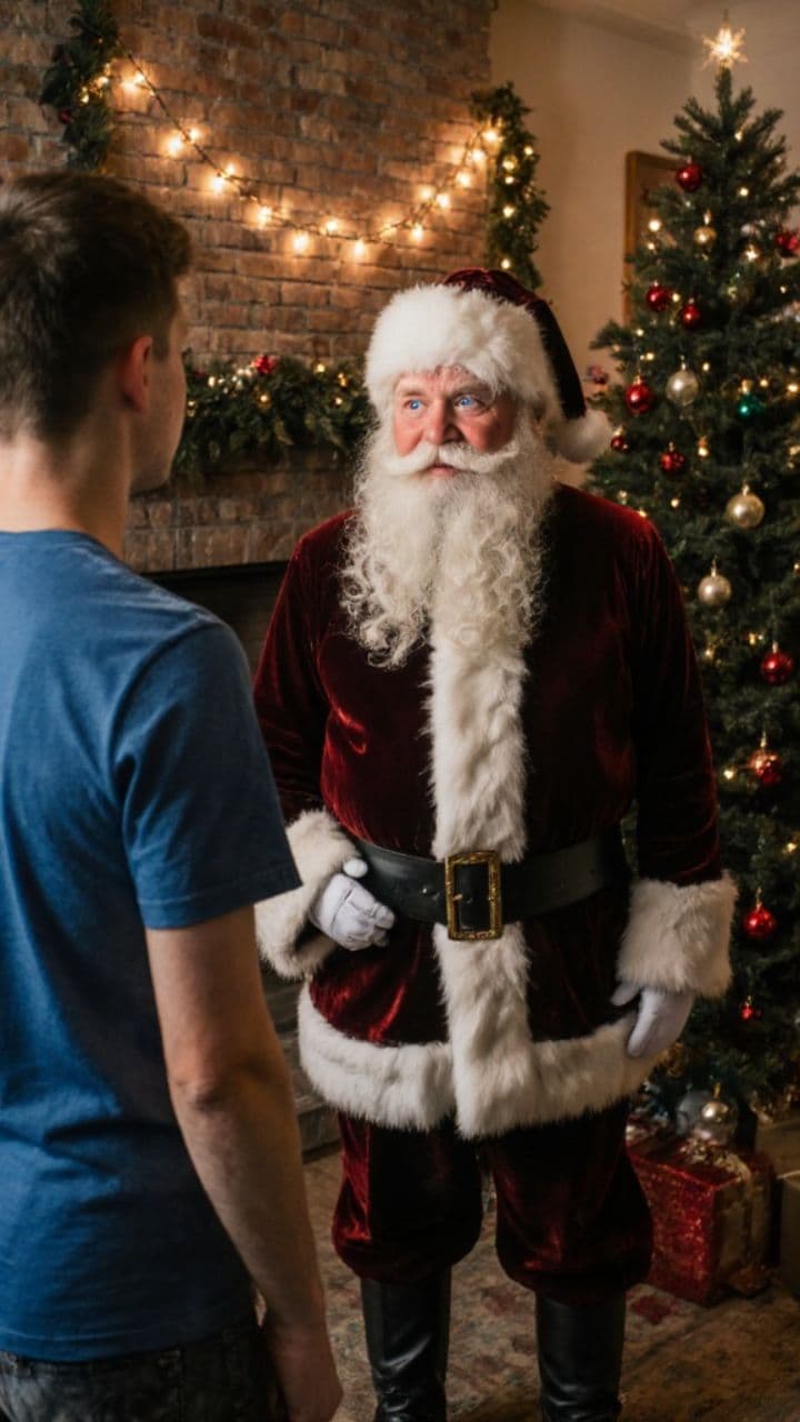 Santa's Stern but Loving Warning