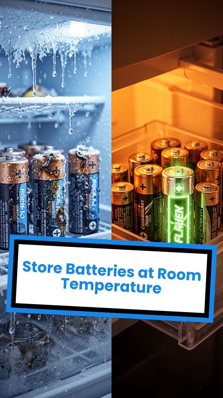Store Batteries at Room Temperature