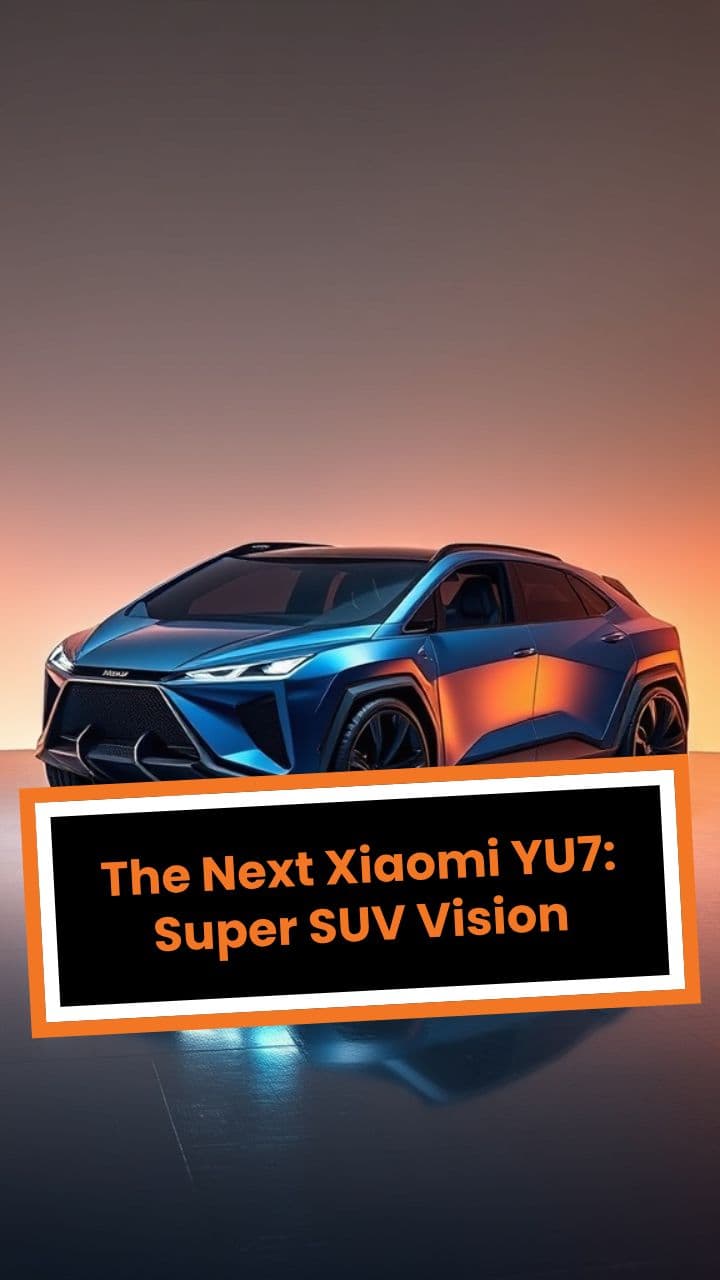 The Next Xiaomi YU7: Super SUV Vision