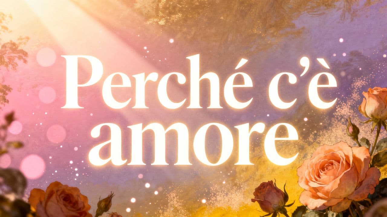 Perché c’è amore