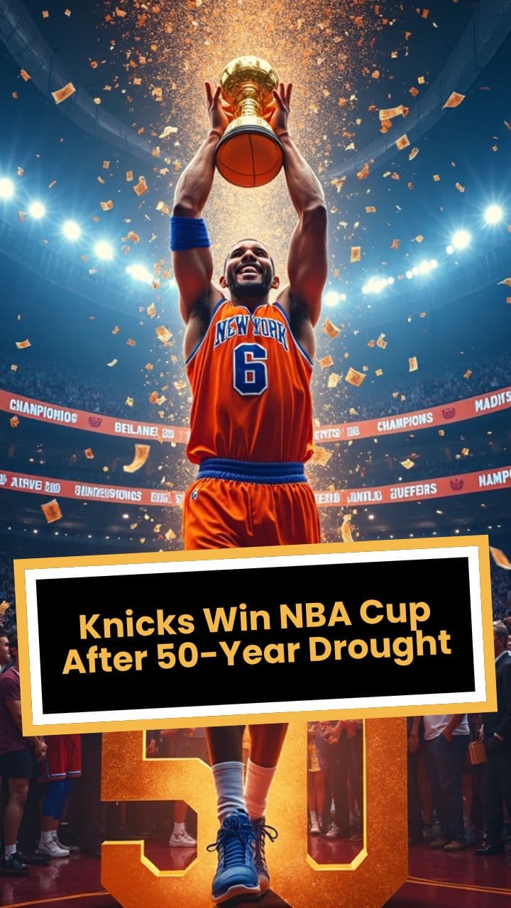 Knicks Win NBA Cup After 50-Year Drought