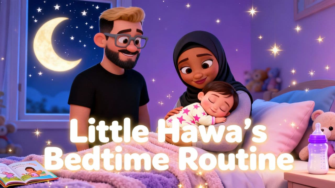 Little Hawa's Bedtime Routine