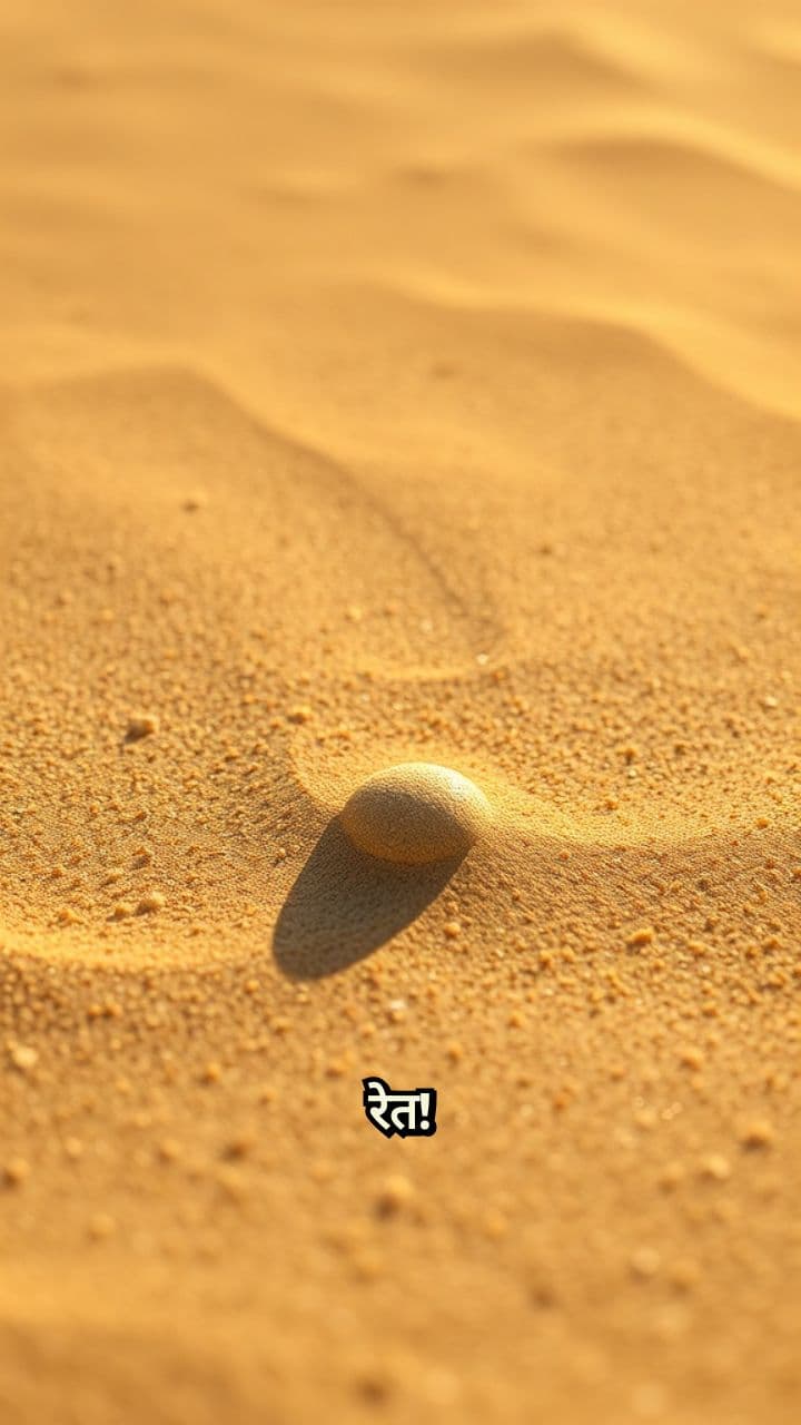 अस्तित्व की पुकार: जब मैं रेत का कण था