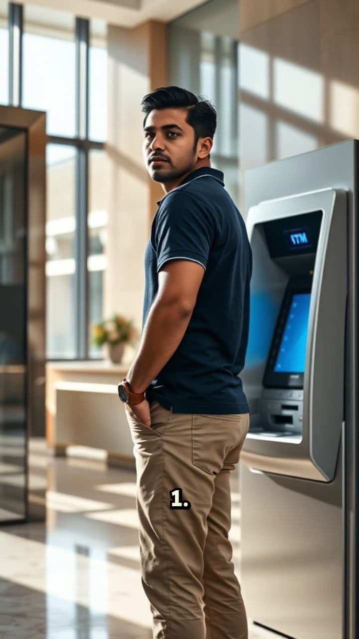 Mobile Number ATM Withdrawal Authentication Flow