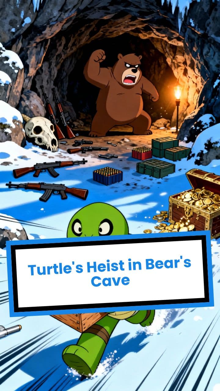 Turtle's Heist in Bear's Cave