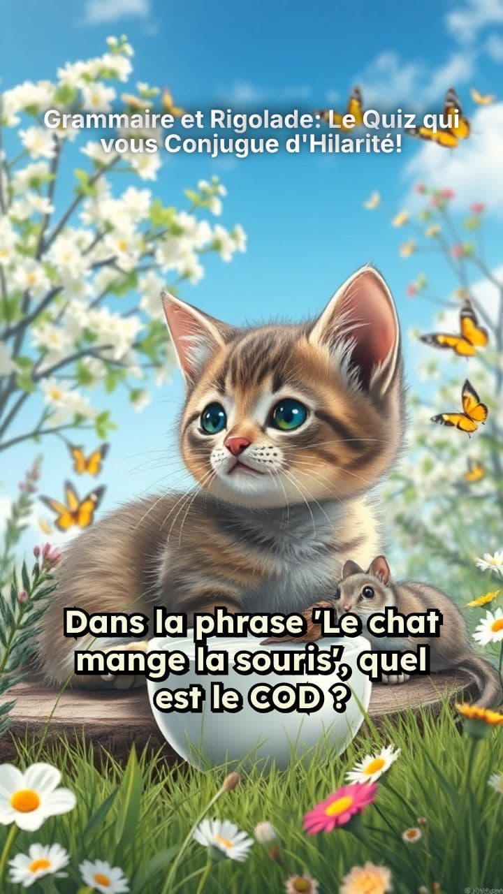 Grammaire et Rigolade: Le Quiz qui vous Conjugue d'Hilarité!