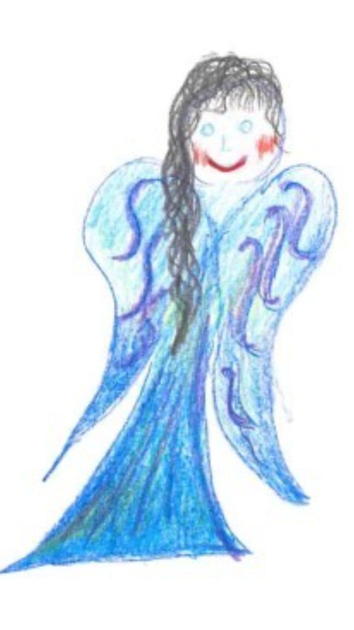 Animated Angel Drawing