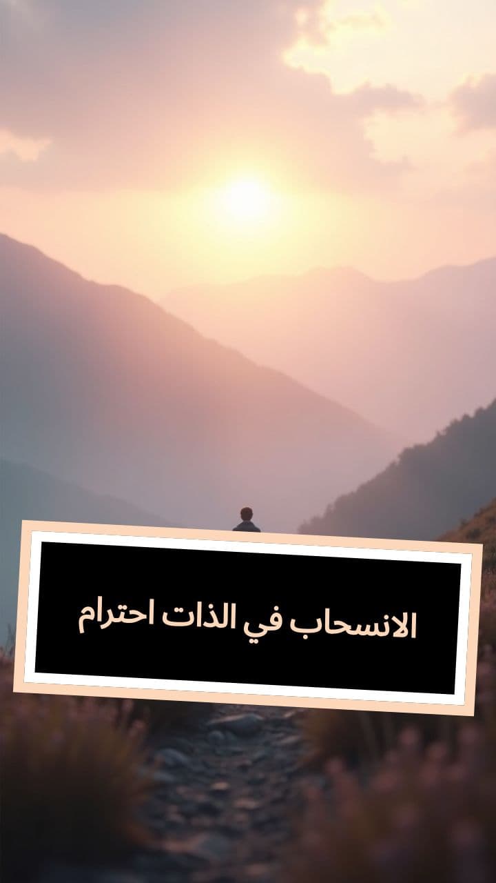 احترام الذات في الانسحاب
