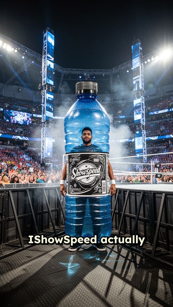 IShowSpeed’s Prime Bottle WrestleMania Cameo