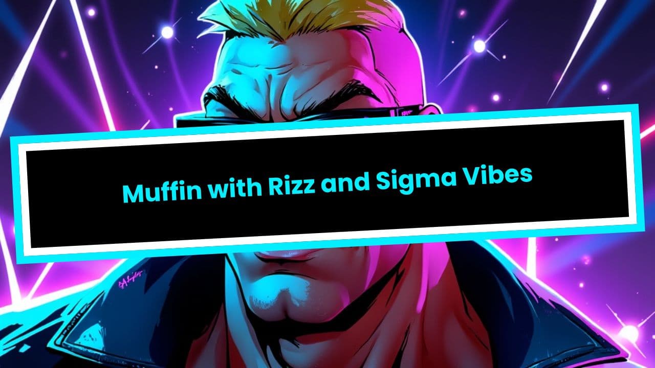 Muffin with Rizz and Sigma Vibes