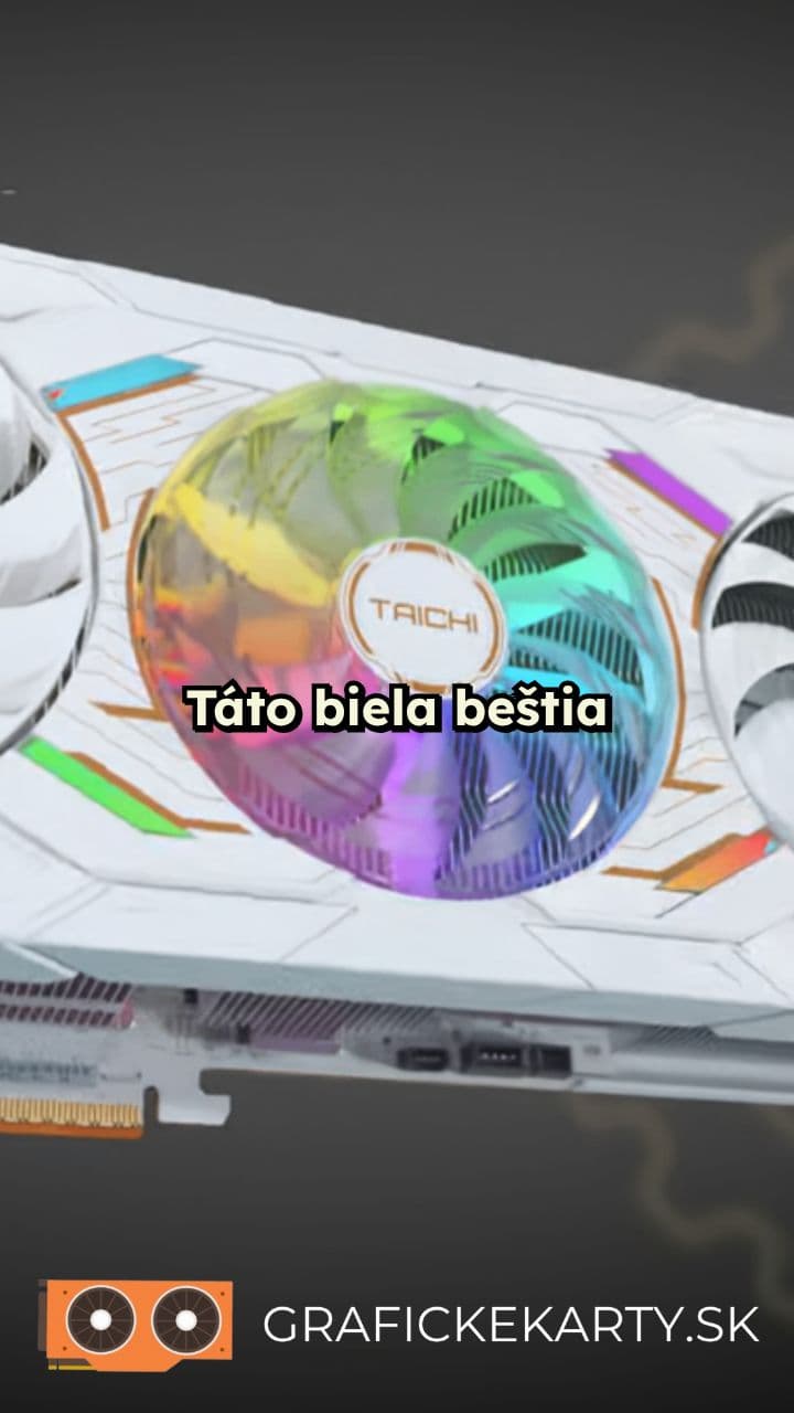 ASRock RX 9070 XT Taichi White s LCD