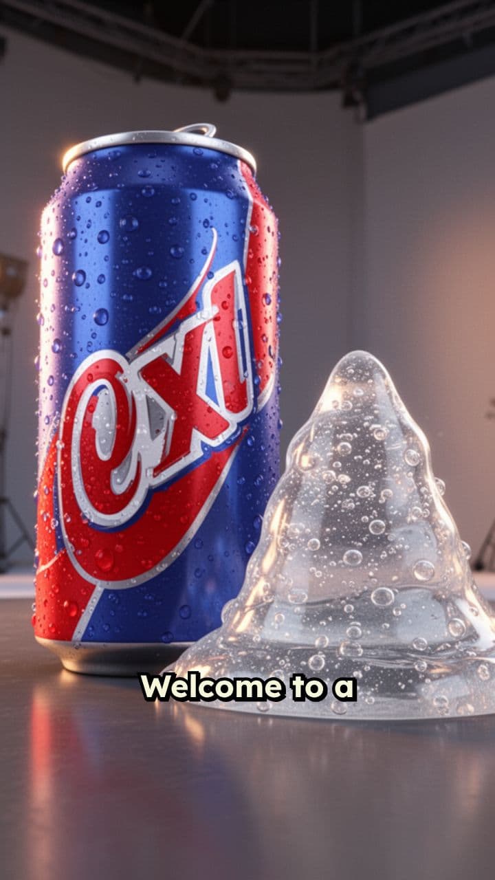 ASMR Macro Pepsi Slime Blend