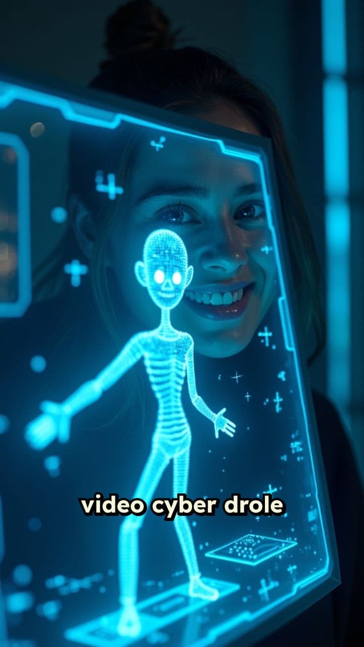 Vidéo de cyber humour