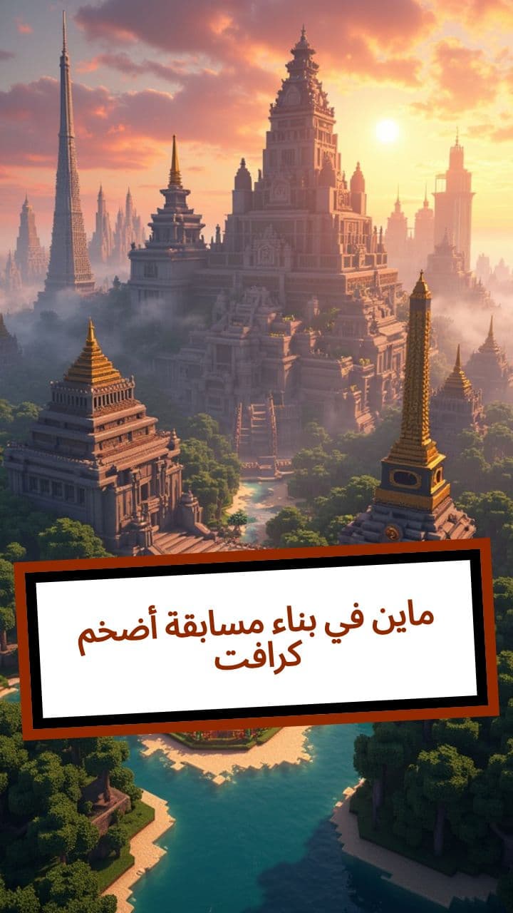أضخم مسابقة بناء في ماين كرافت