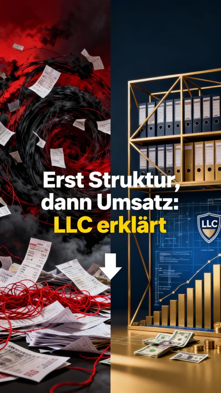 Erst Struktur, dann Umsatz: LLC erklärt