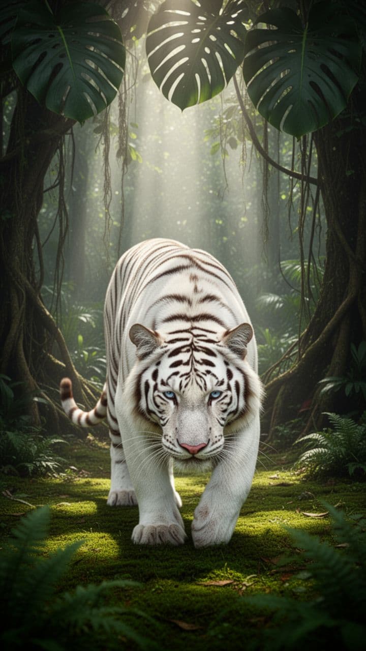 The Hungry White Tiger's Savior