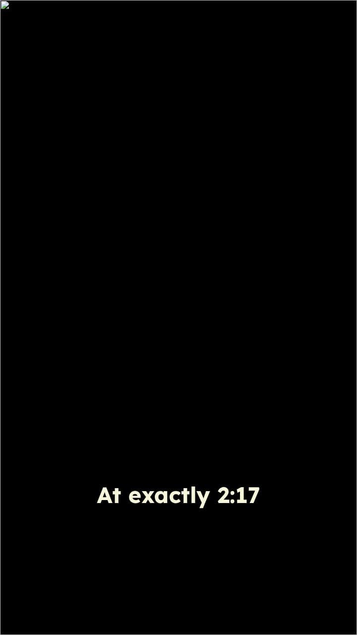 Forgiven at 2:17 a.m.