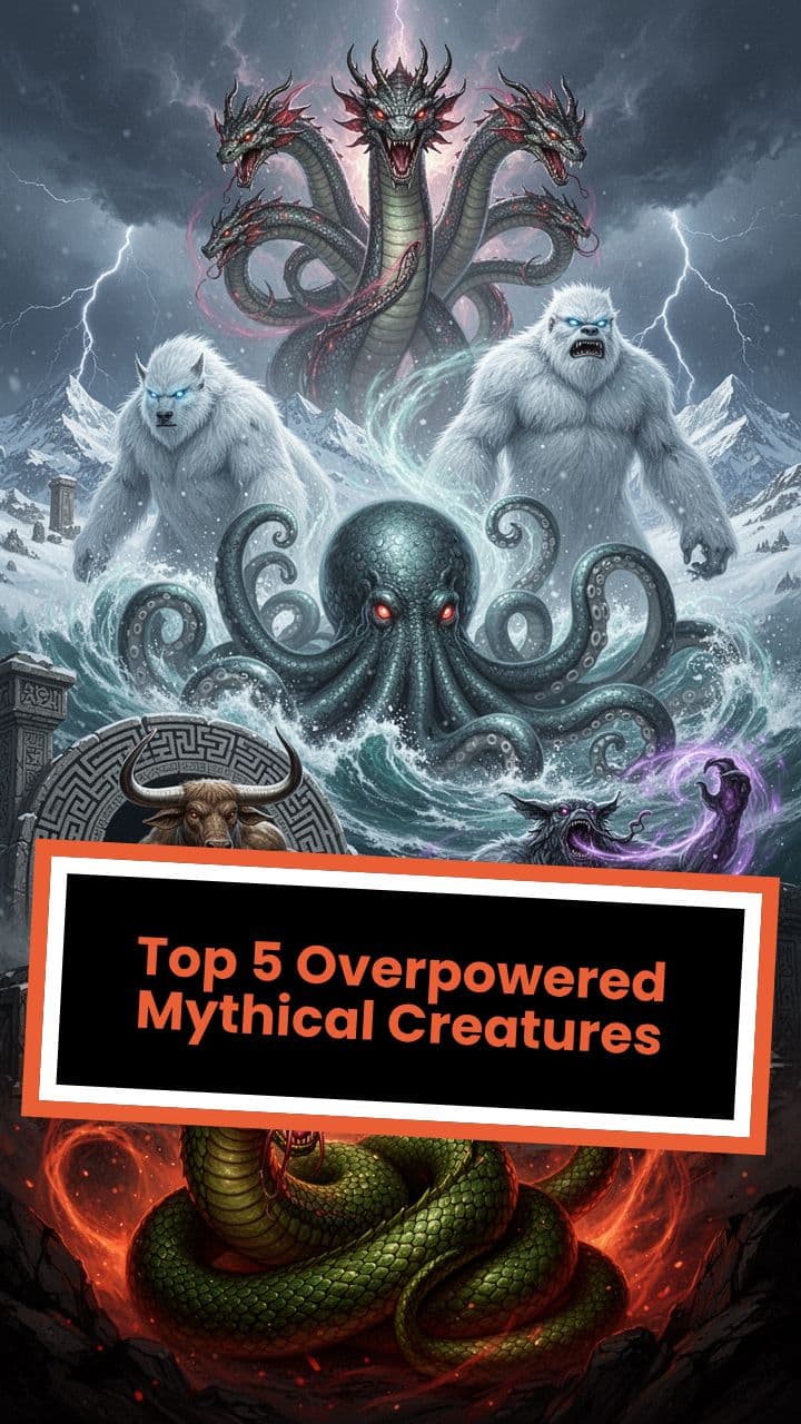 Top 5 Overpowered Mythical Creatures
