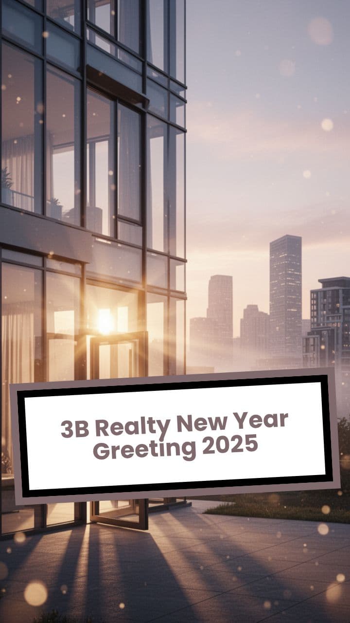 3B Realty New Year Greeting 2025