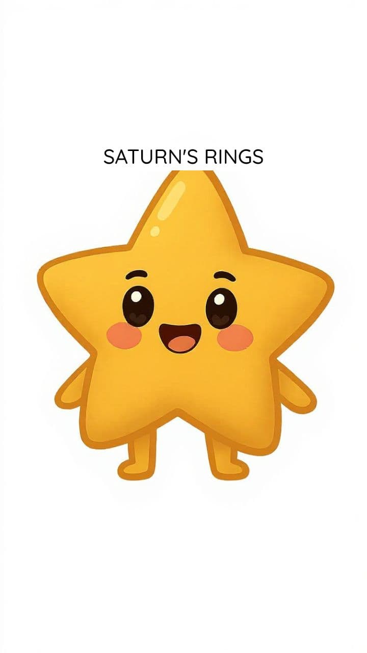 Saturn's Glittering Rings with Starbie