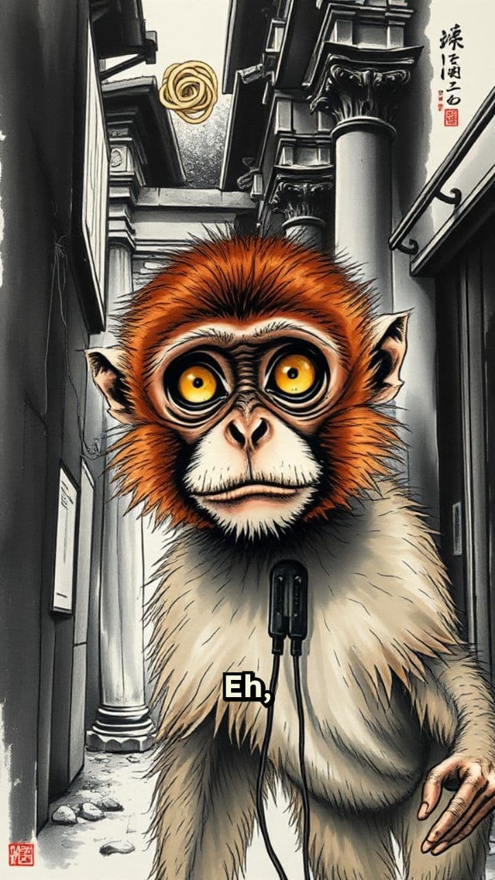 Monkey-Speaker Italian Brainrot