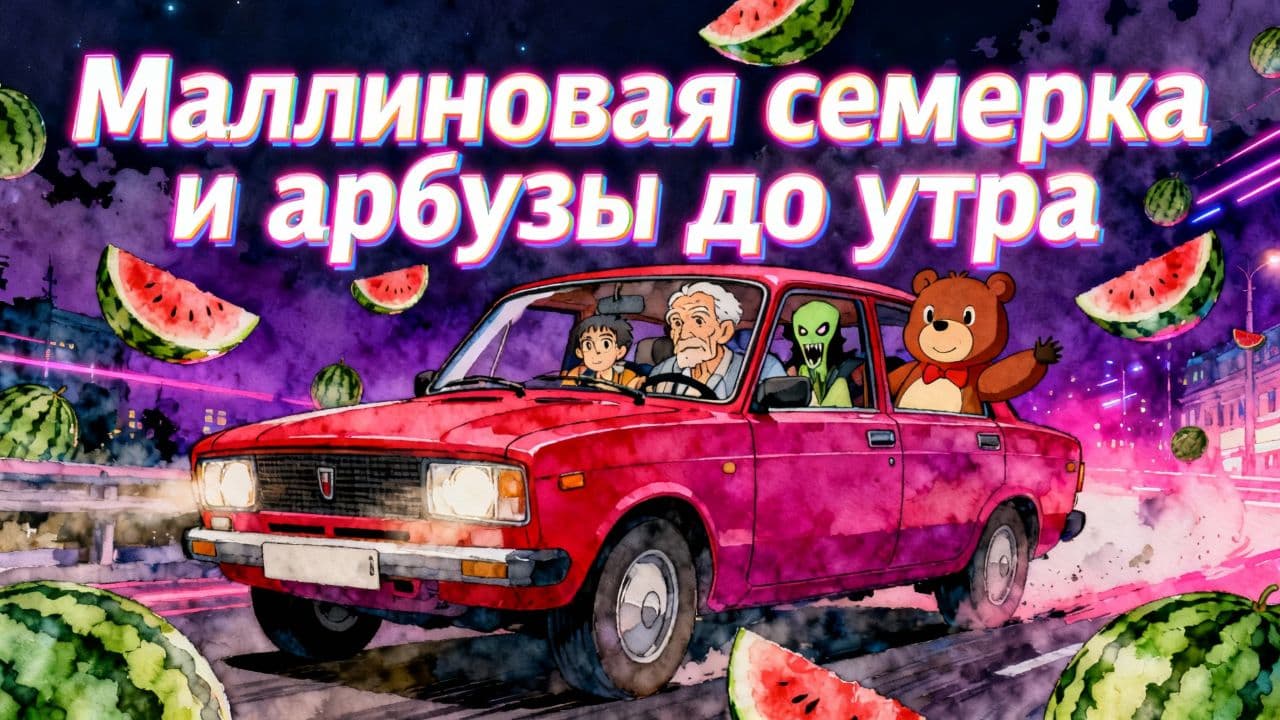 Малиновая семерка и арбузы до утра