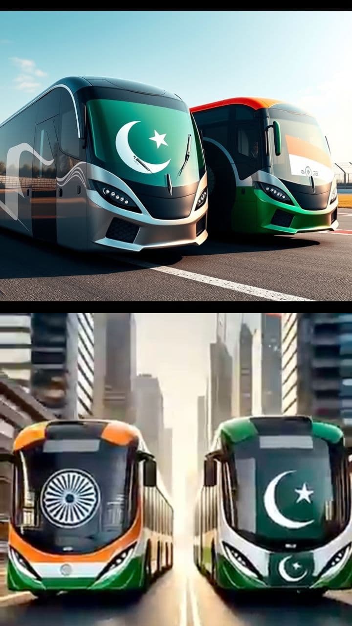 India vs Pakistan: The Ultimate Bus Race