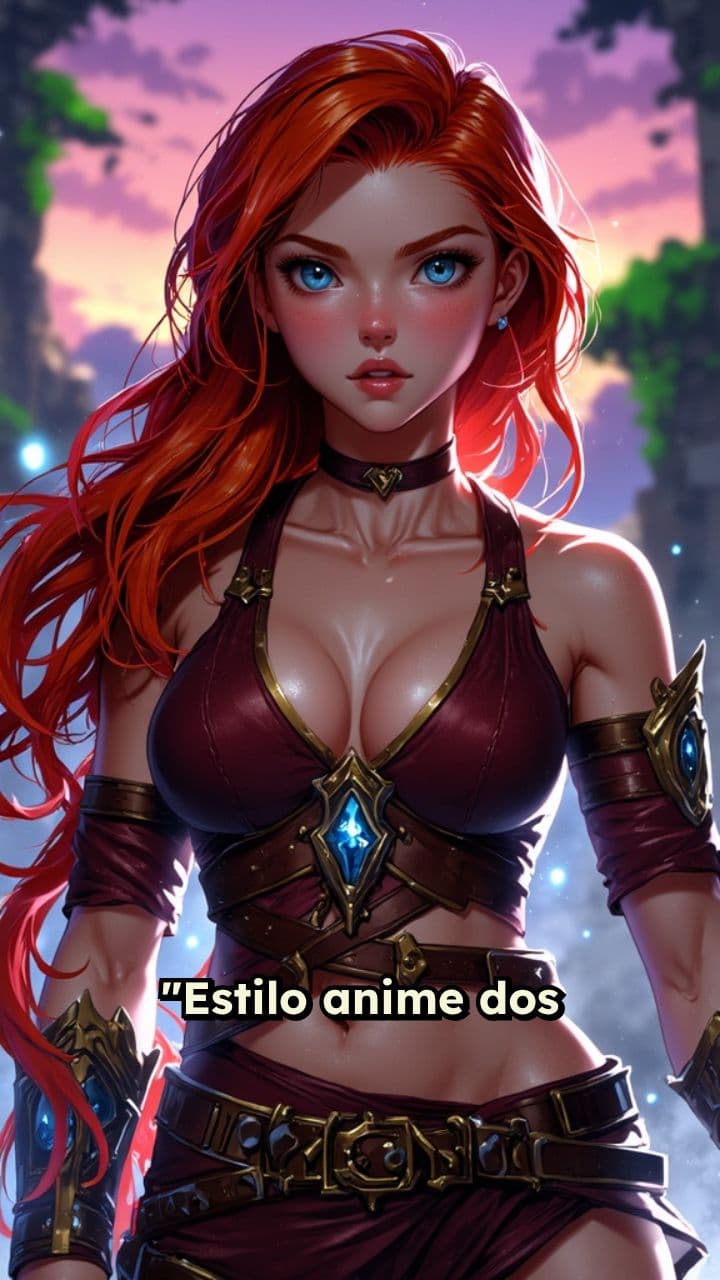 Guerreira Gótica em Templo Místico