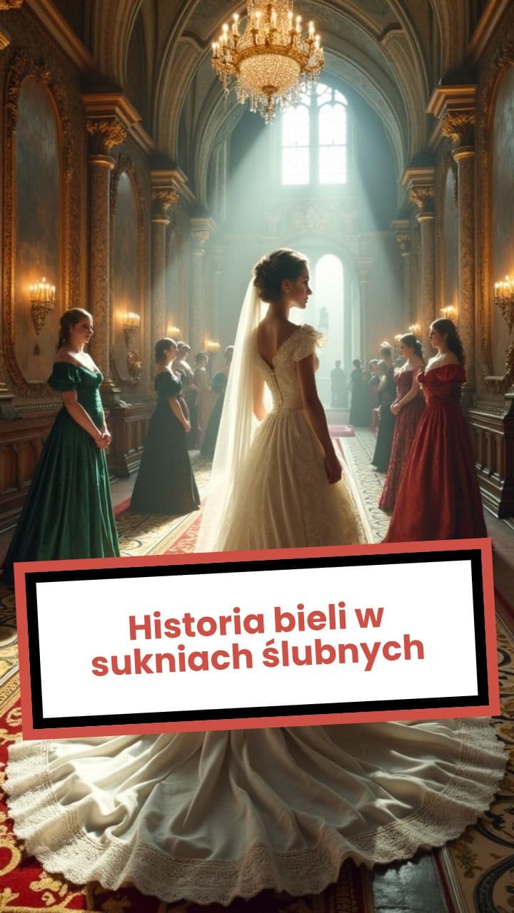Historia bieli w sukniach ślubnych