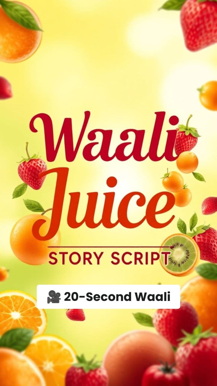 Waali Juice: A Fresh Beginning