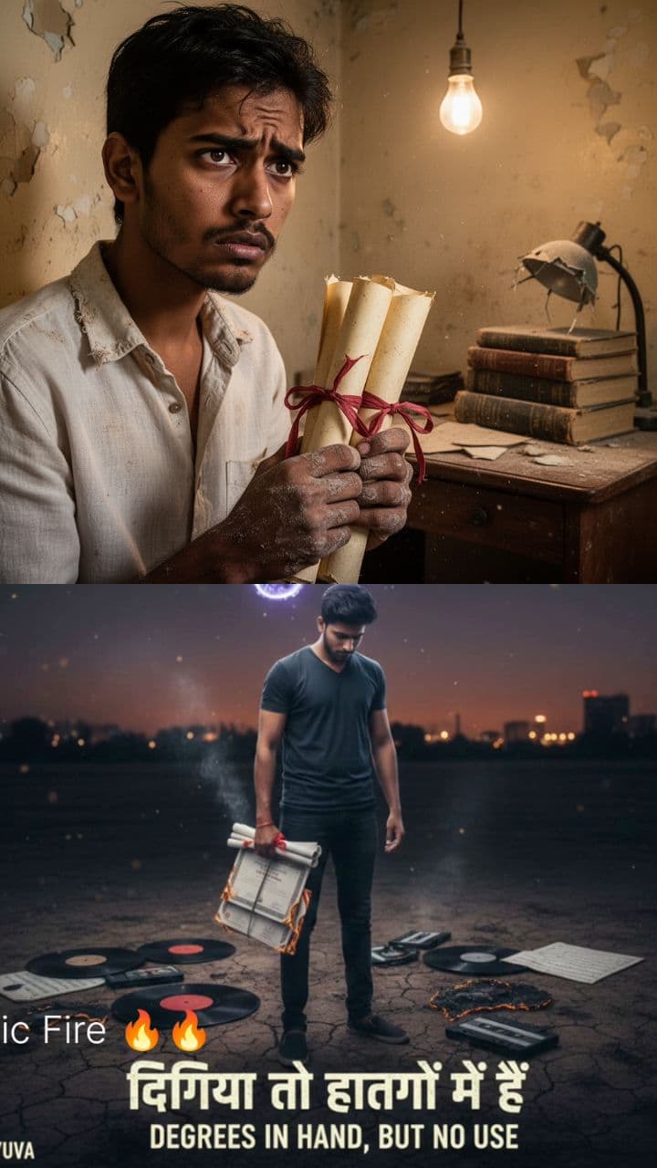 शिक्षित पर बेरोजगार युवा