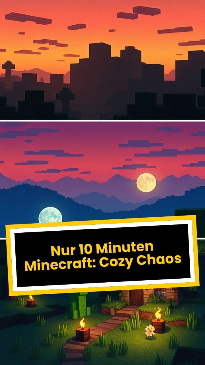 Nur 10 Minuten Minecraft: Cozy Chaos