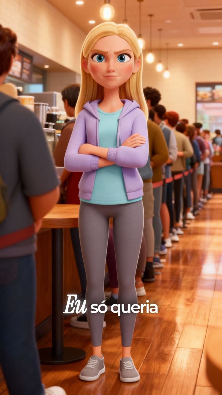 A xícara que sumiu… e o barista também? 👀☕️