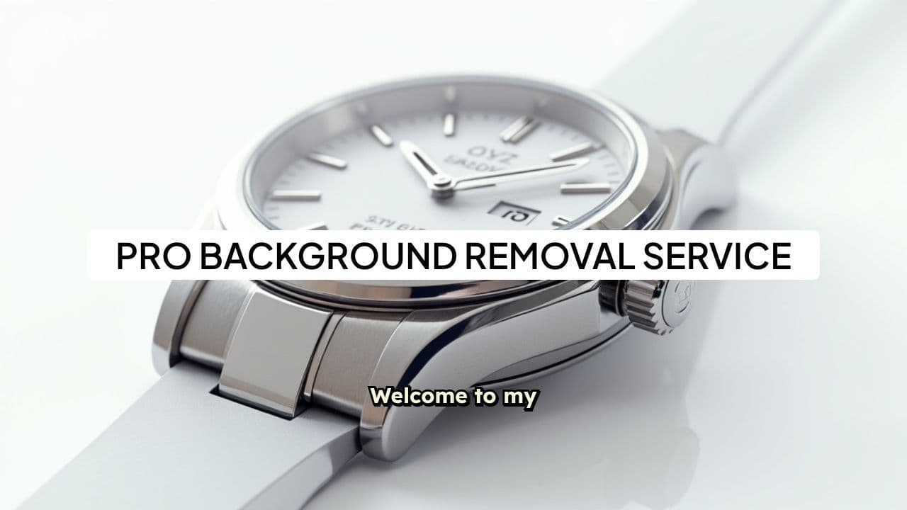 Fiverr Promo: Professional Background Removal Service