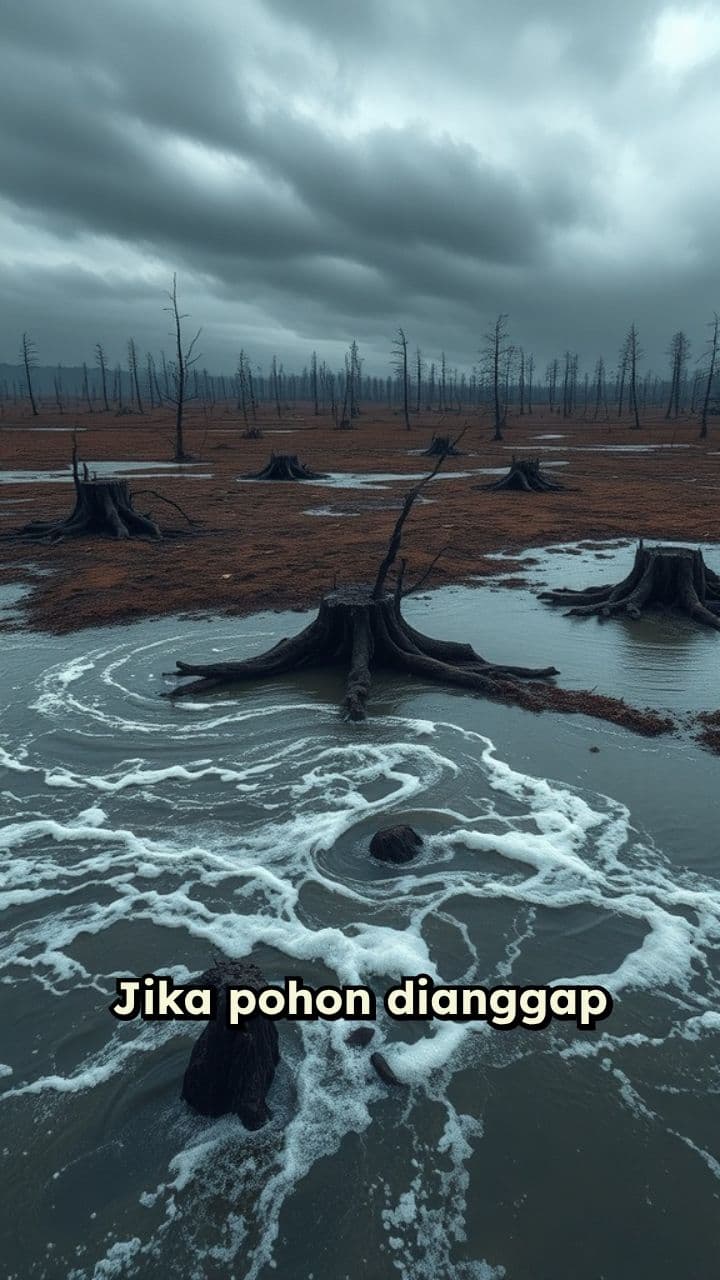 Jika Pohon Dianggap Angka, Banjir Adalah Nota