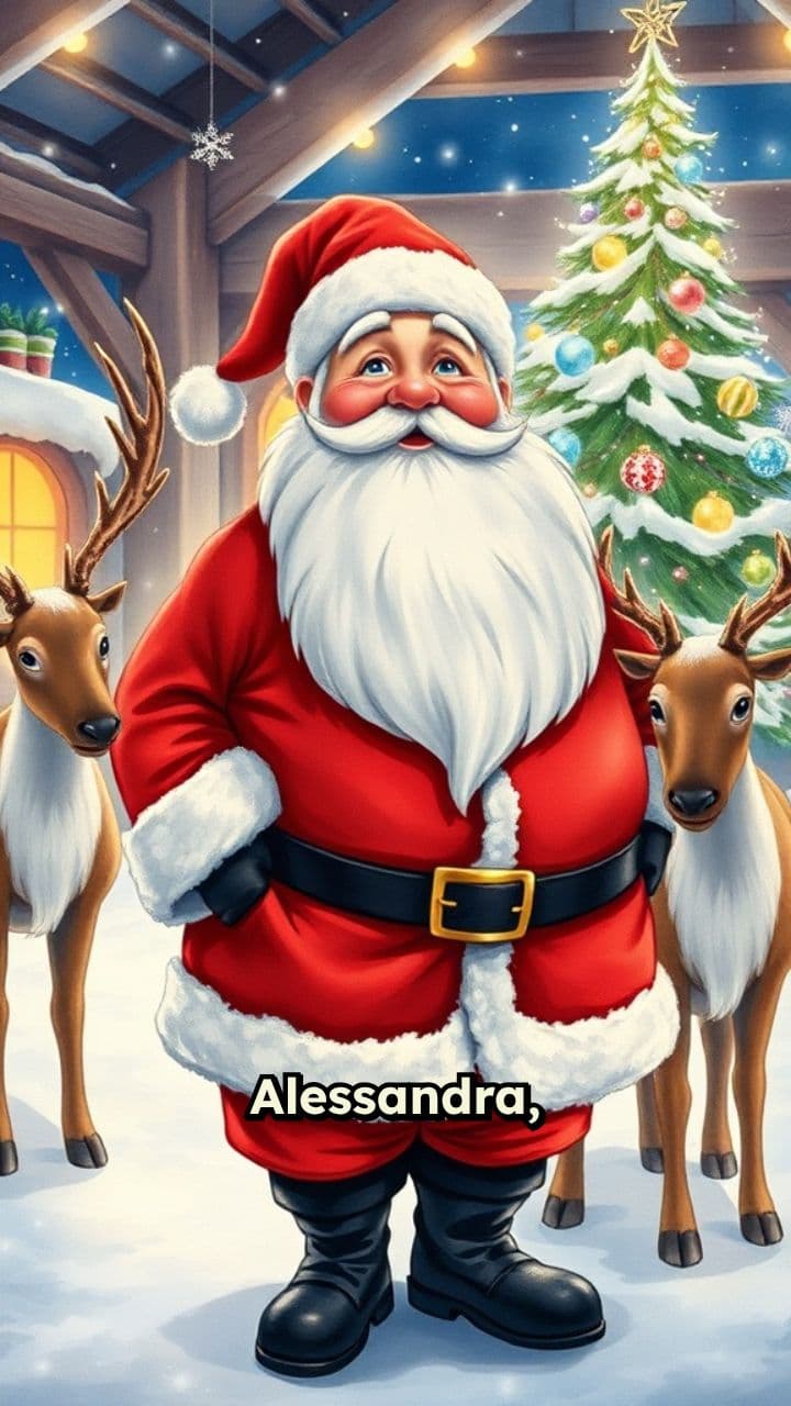 La lettera di Babbo Natale ad Alessandra