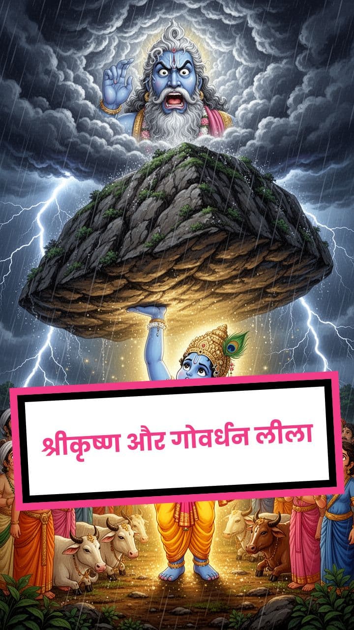 श्रीकृष्ण और गोवर्धन लीला