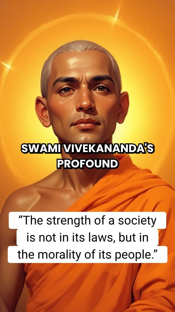 Swami Vivekananda: Morality Over Laws
