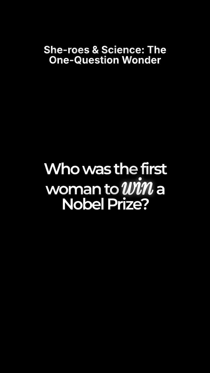 She-roes & Science: The One-Question Wonder