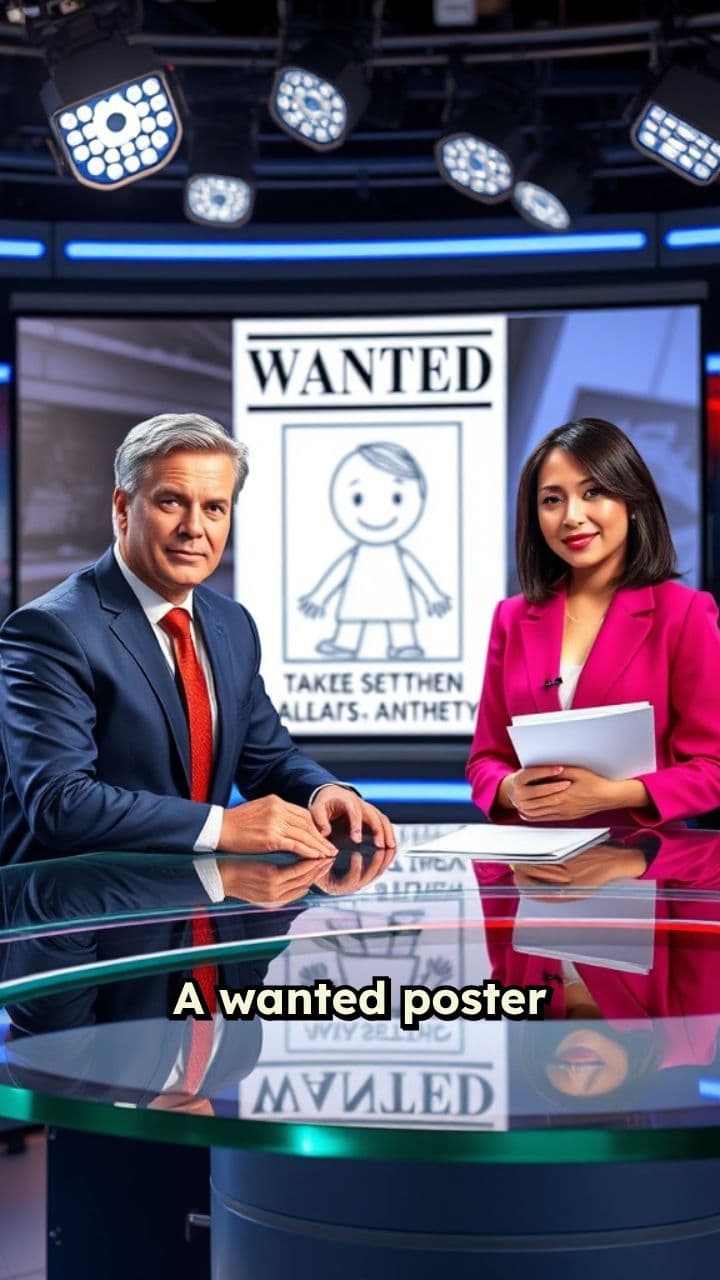 News Anchors Lose It Over Stick Figure Suspect