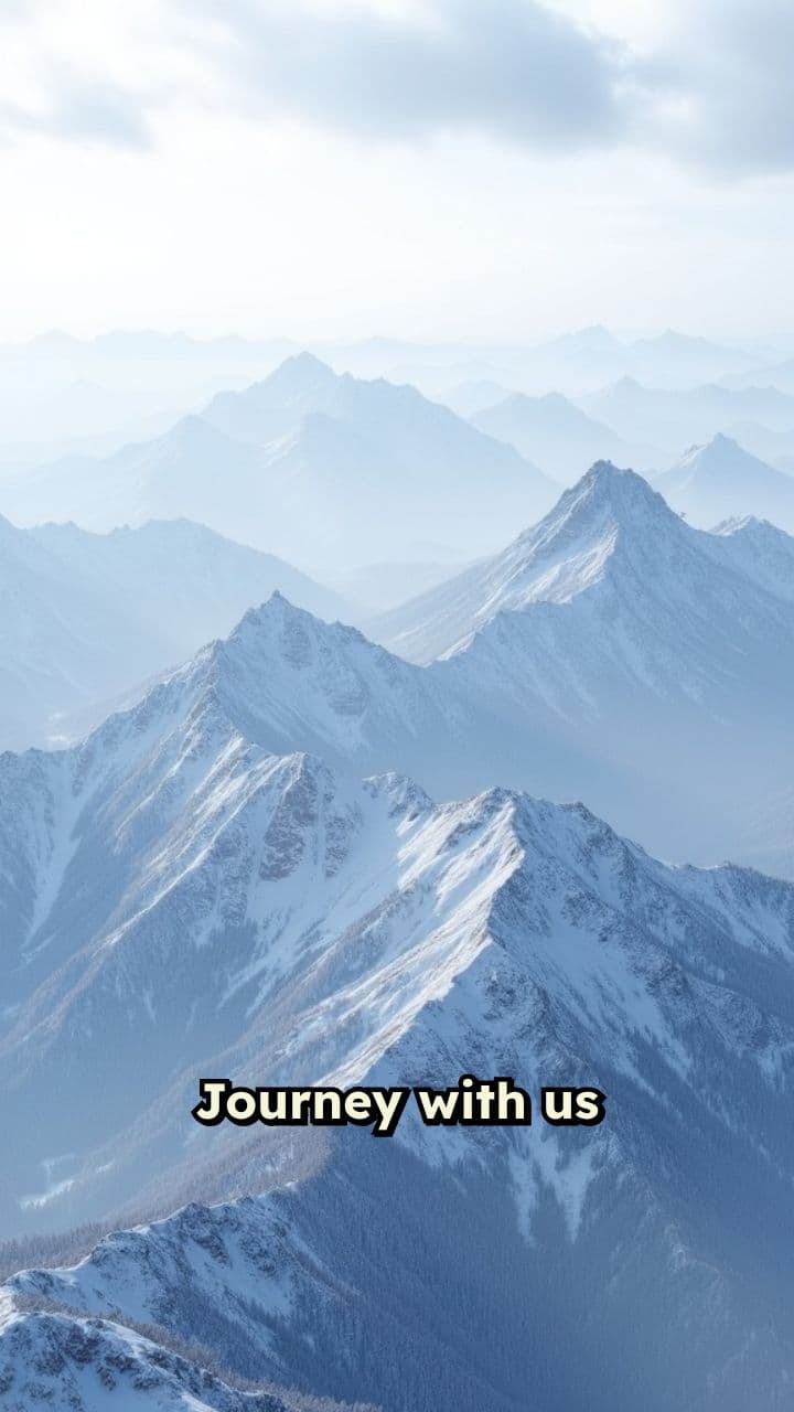 Winter Mountain Drone Journey