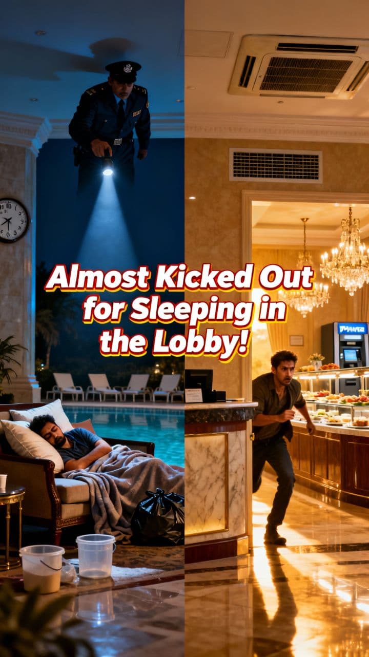 Almost Kicked Out for Sleeping in the Lobby!