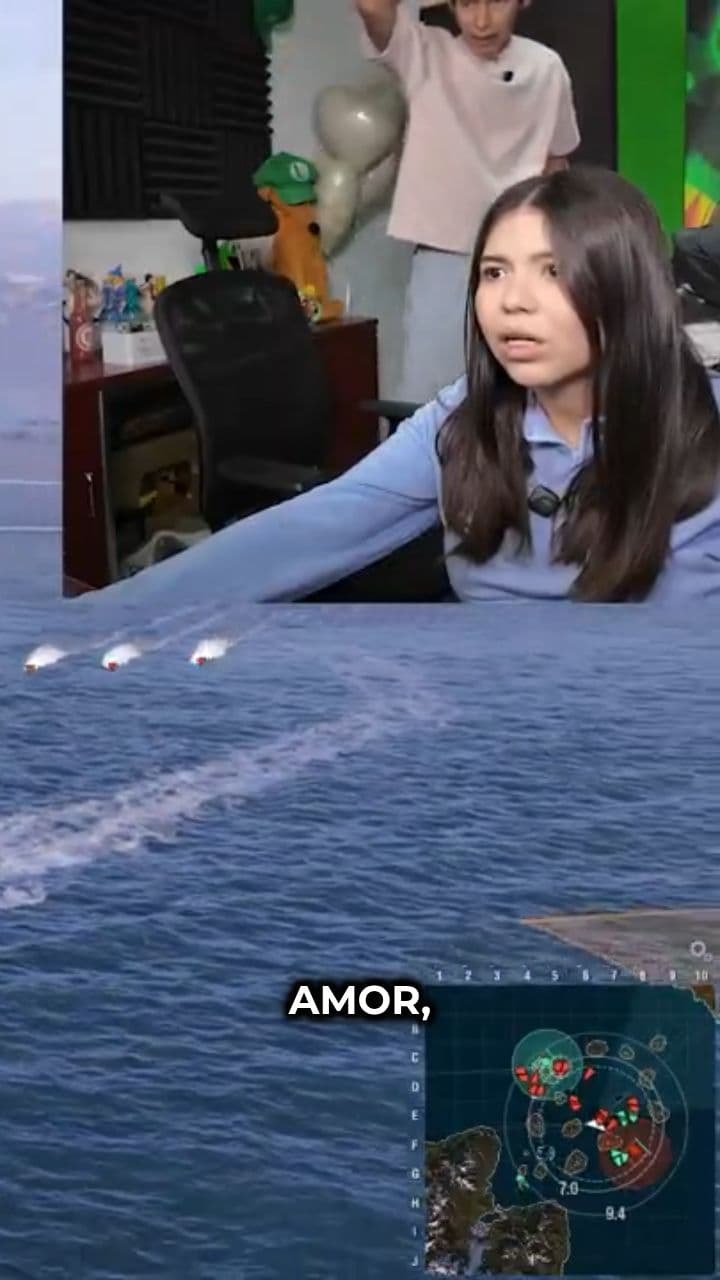 ¡Se va a comer los tres torpedos!