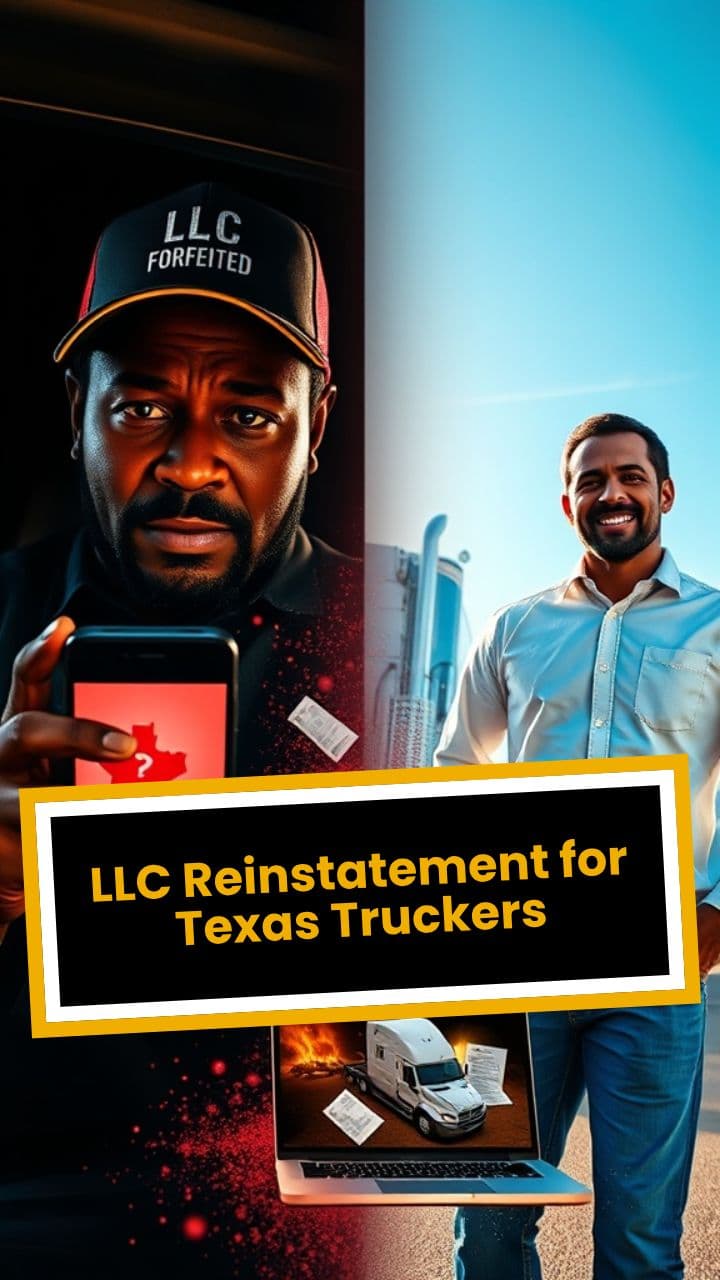 LLC Reinstatement for Texas Truckers