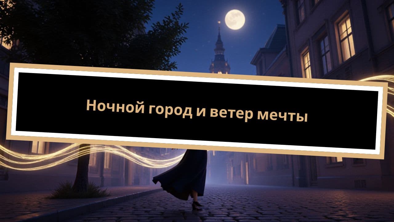Ночной город и ветер мечты