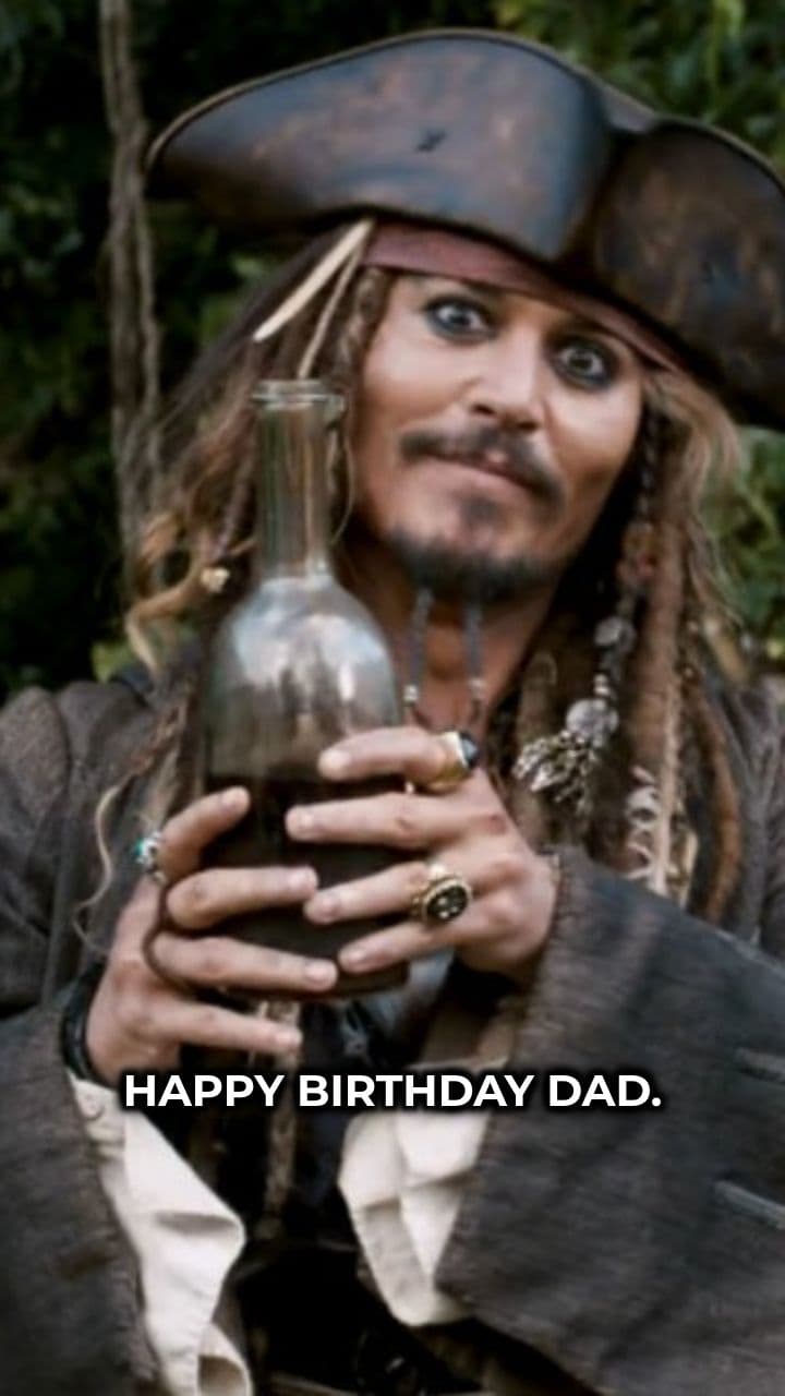 Pirate Spirit on Dad's Birthday