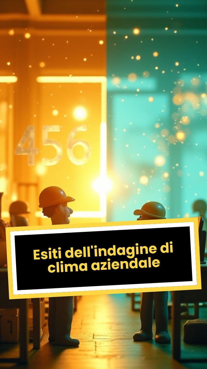 Esiti dell'indagine di clima aziendale