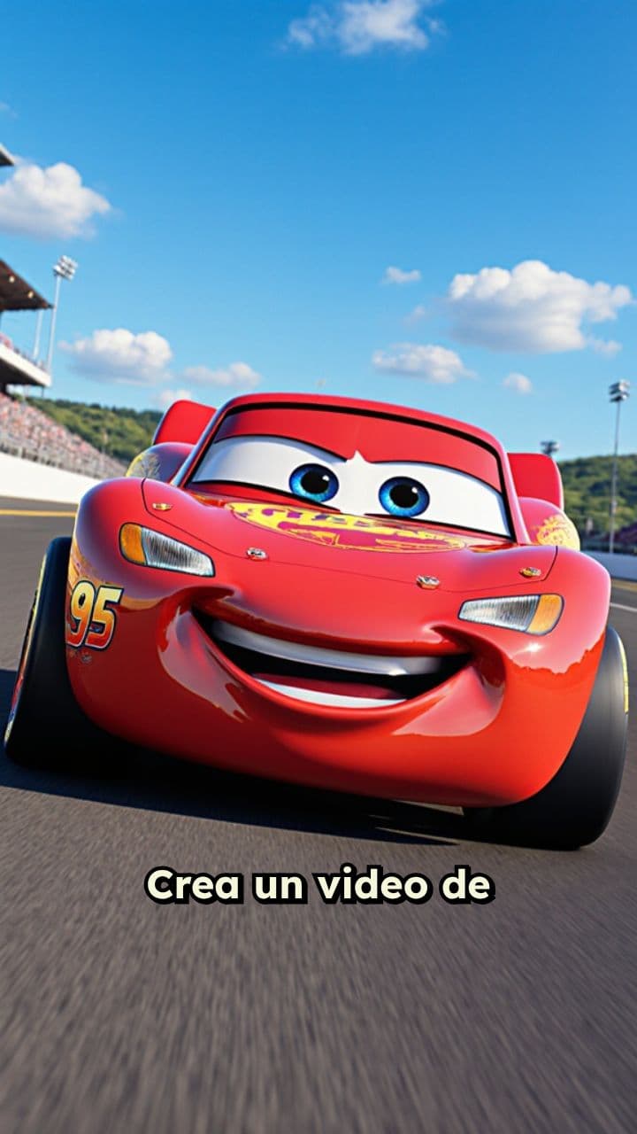 Mensaje del Rayo McQueen para Mateo