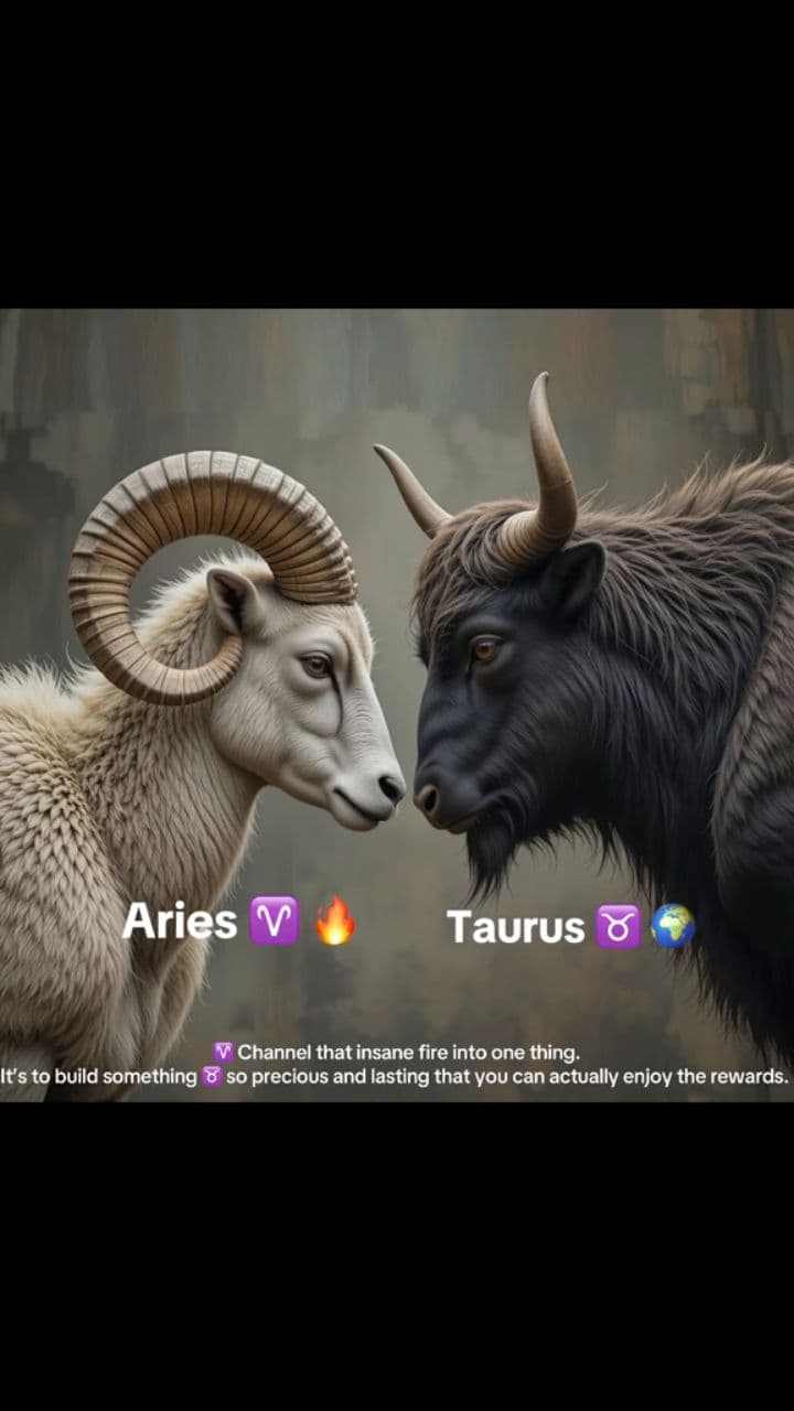 The Cosmic Dance of Aries and Taurus