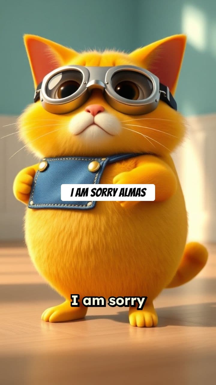 Minion Cat's Sincere Apology